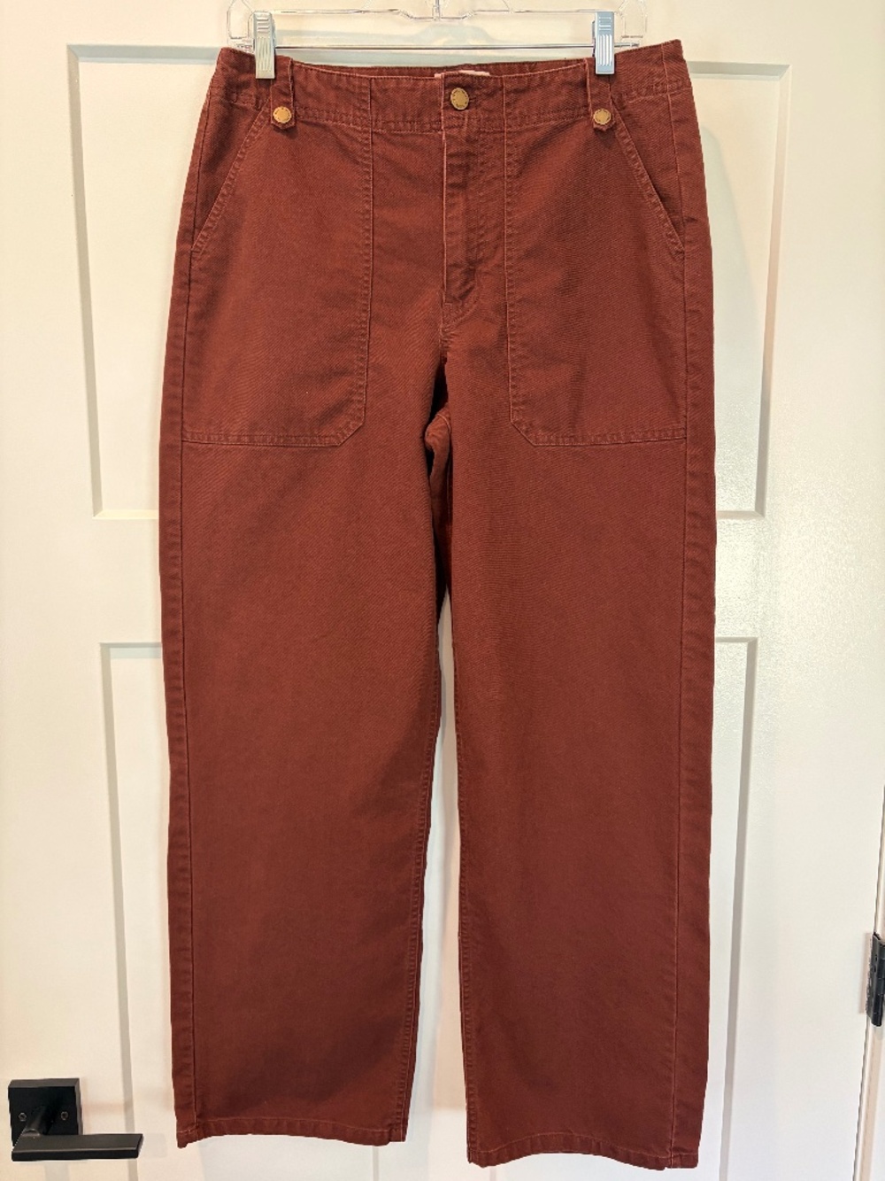 Brown Universal thread cropped pant